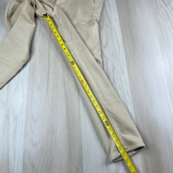 Adam Mar Pants Slim Fit Comfort Stretch Chino Men 32x30 Beige USA Made Huckberry - Picture 12 of 13